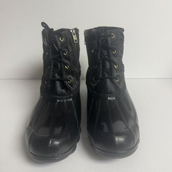 Sperry Womens Syren Gulf Quilted Boot Black Size 10 M - Picture 3 of 6